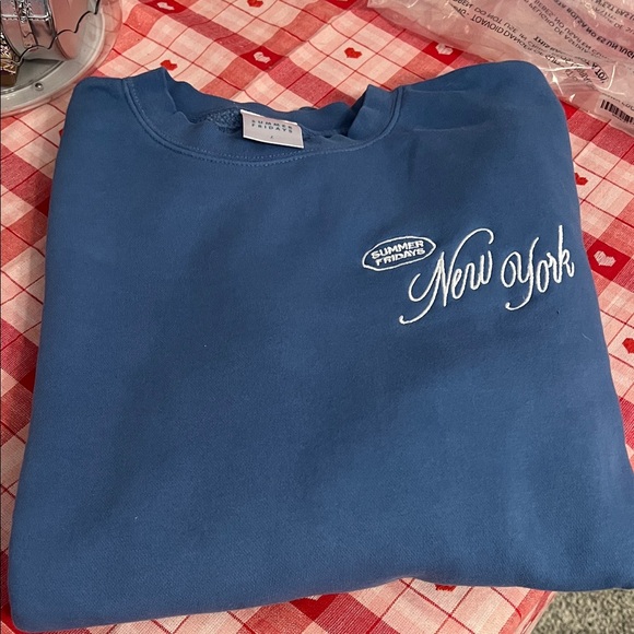 Summer Fridays Tops - Summer Fridays New York Sweatshirt